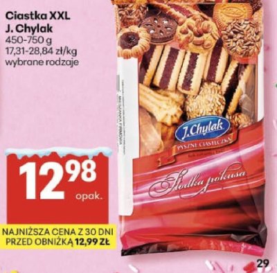 Ciastka J.Chyłak XXL promocja w Delikatesy Centrum
