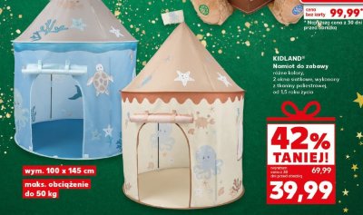 Namiot do zabawy różne kolory promocja w Kaufland