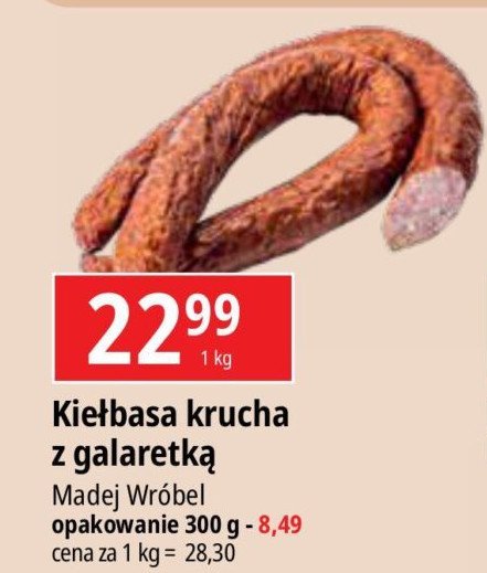 Kiełbasa krucha Madej & wróbel promocja