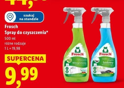 Spray do czyszczenia Frosch różne rodzaje promocja w Lidl