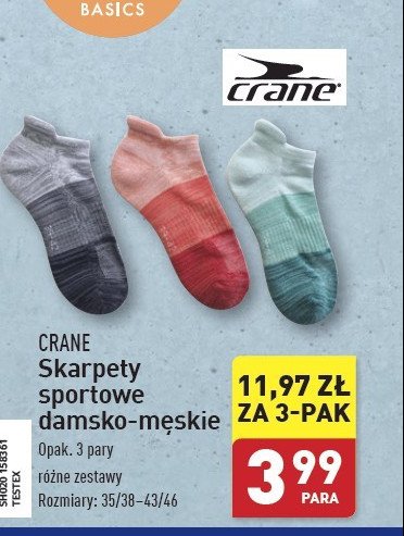 Skarpety sportowe CRANE promocja