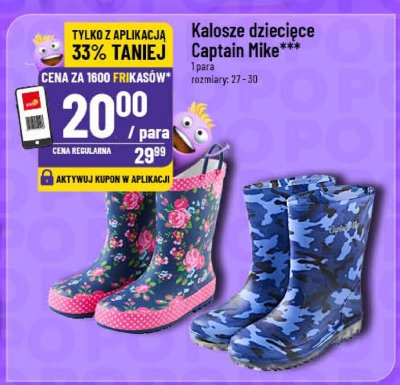 Kalosze dziecięce  promocja w POLOmarket