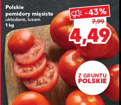 Pomidory polskie mięsiste czerwone promocja