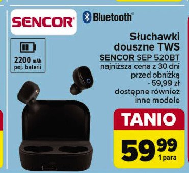 Słuchawki bt sep 520bt Sencor promocja