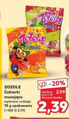 Karmelki musuj膮ce orange & lemon Zozole promocja