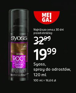 Spray maskujący odrosty - brąz Syoss root retoucher promocja