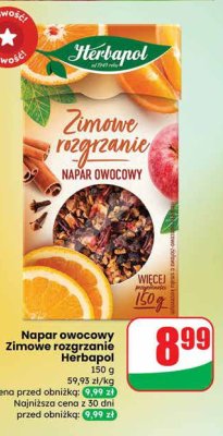 Napar owocowy Zimowe rozgrzanie  promocja w Dino