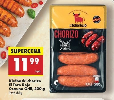Kiełbaski chorizo El toro rojo promocja