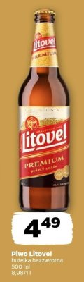 Piwo Litovel Premium butelka bezwrotna promocja w Netto