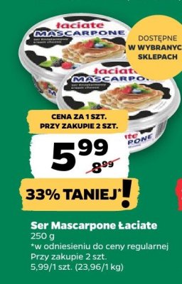 Ser Mascarpone promocja w Netto