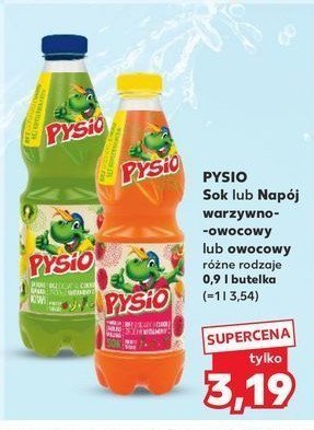 Sok marchew-jab艂ko-malina Pysio promocja