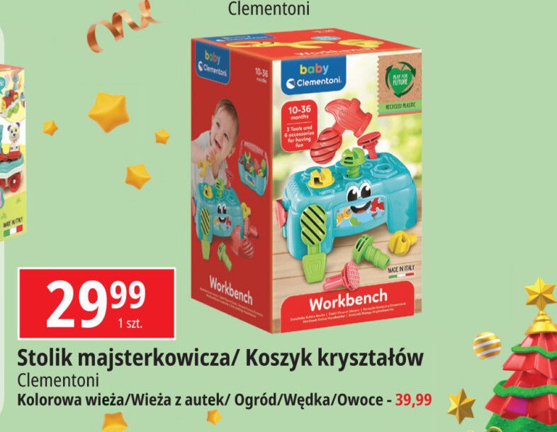 Kolorowa wie偶a Clementoni promocja