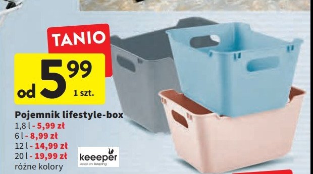 Pojemnik lifestyle-box 1.8 l Keeeper promocja