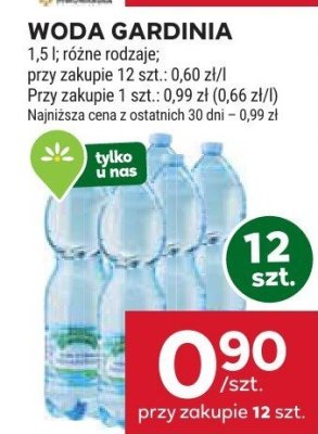Woda Gardinia promocja w Stokrotka