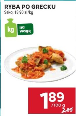 Ryba po grecku  promocja w Stokrotka