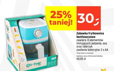 Zabawka frytkownica beztłuszczowa promocja w Dealz