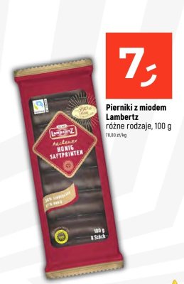 Pierniki z miodem Lambertz różne rodzaje 100 g promocja w Dealz