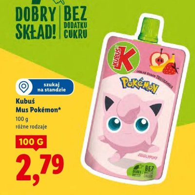 Mus Kubuś Pokémon promocja w Lidl