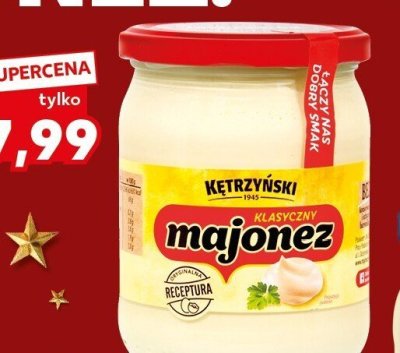 Majonez Kętrzyński klasyczny 460 g słoik promocja w Kaufland