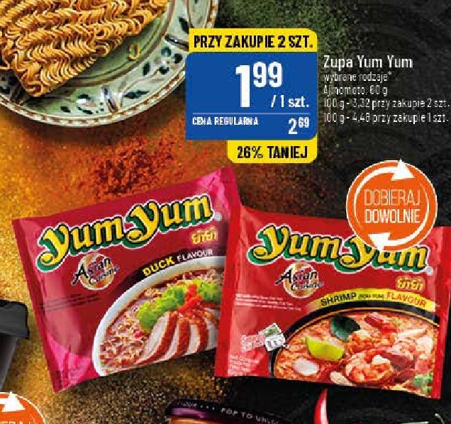 Zupa tajska krewetkowa Yumyum promocja