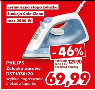Żelazko parowe PHILIPS DST1030/20 promocja w Kaufland
