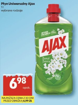 Płyn Uniwersalny Ajax 1l wybrane rodzaje promocja w Delikatesy Centrum