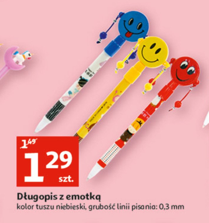 Długopis z emotką promocja