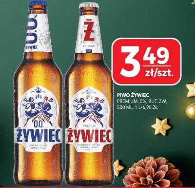 Piwo Żywiec Premium 0% but. zw. promocja w Top Market