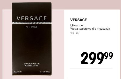 Woda toaletowa dla mężczyzn L'Homme  promocja w Rossmann