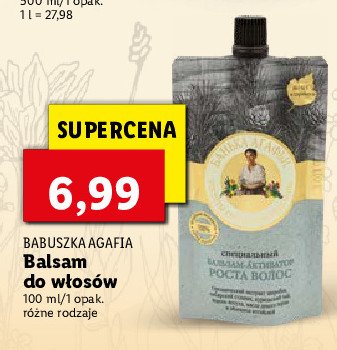 Balsam-aktywator wzrostu włosów Receptury babuszki agafii bania agafii Babuszka agafia promocja