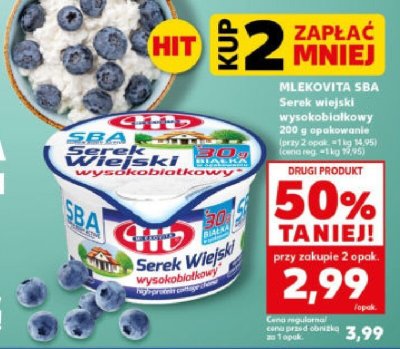 Serek wiejski wysokobiałkowy promocja w Kaufland