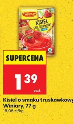 Kisiel o smaku truskawkowym promocja w Biedronka