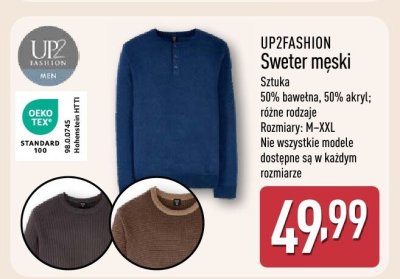 Sweter męski UP2FASHION promocja w Aldi