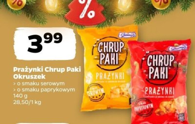 Prażynki Okruszek o smaku paprykowym promocja w Netto