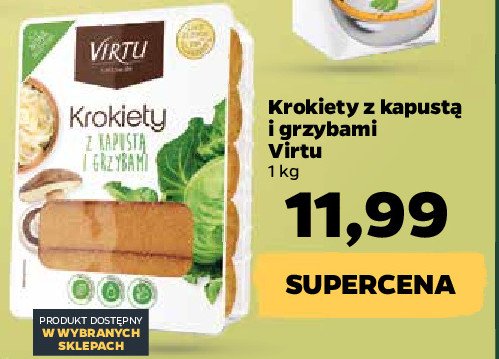 Krokiety z kapustą i grzybami Virtu promocja