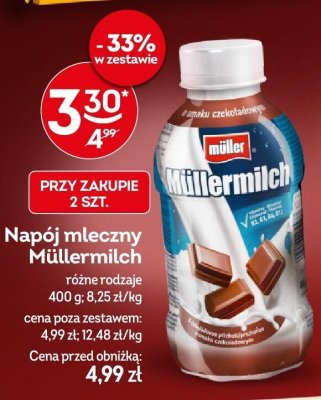 Napój mleczny Müllermilch różne rodzaje promocja w Żabka