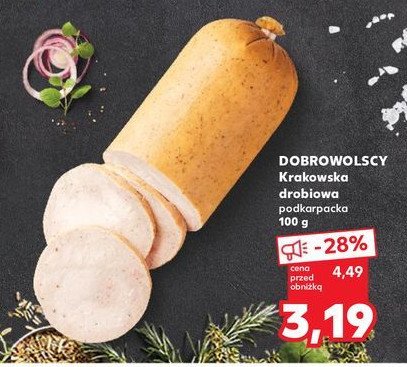 Krakowska drobiowa podkarpacka Dobrowolscy promocja w Kaufland