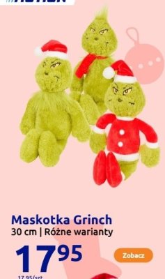 Maskotka Grinch 30 cm różne warianty promocja w Action