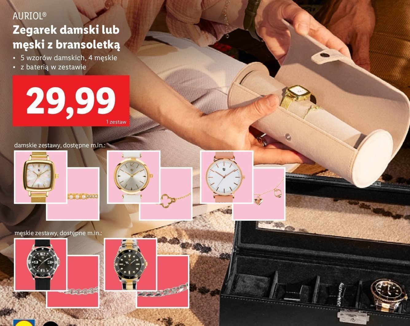 Zegarek damski Auriol promocja w Lidl