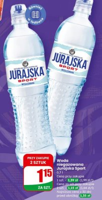 Woda niegazowana promocja w Dino