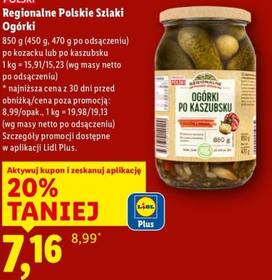 Ogórki po kozacku promocja w Lidl