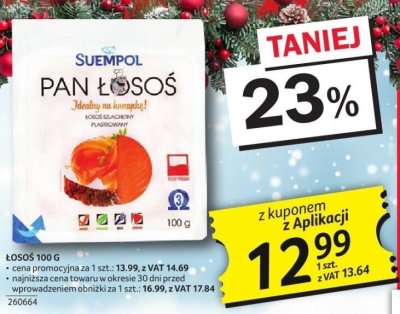 Łosoś Suempol Pan Łosoś 100 g promocja w Selgros