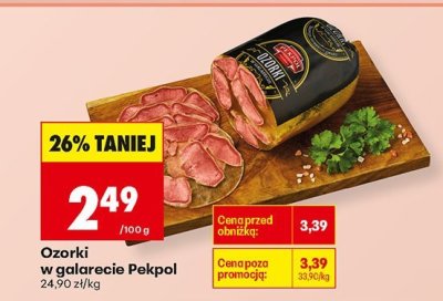 Ozorki w galarecie  promocja w Biedronka