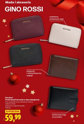 Portfel damski lub męski ze skóry ekologicznej  promocja w Lidl