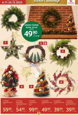 Wieniec z zimowymi jagodami 28 cm promocja w Selgros