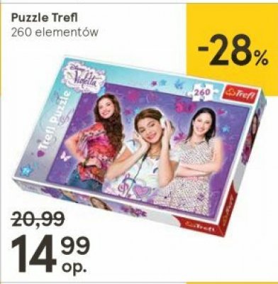 Puzzle 260 element贸w disney violetta Trefl promocja