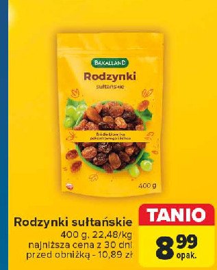 Rodzynki sułtańskie Bakalland promocja