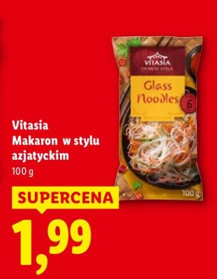 Makaron w stylu azjatyckim Vitasia Glass Noodles promocja w Lidl