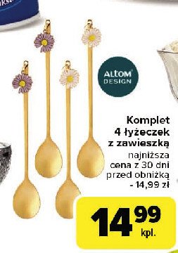 Łyżeczki z zawieszką Altom design promocja w Carrefour Market