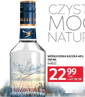 W贸dka Dzika kaczka promocja w Selgros